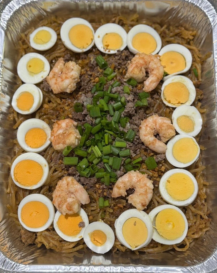 Pancit Palabok/Malabon (Beef and Shrimp)