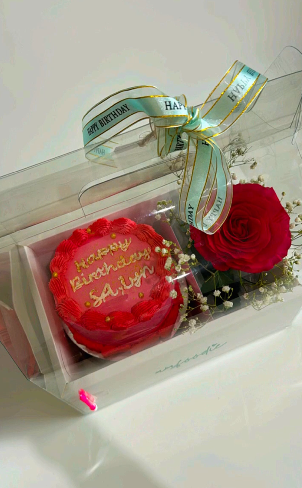 Flower Cake Box Birthday Blooms