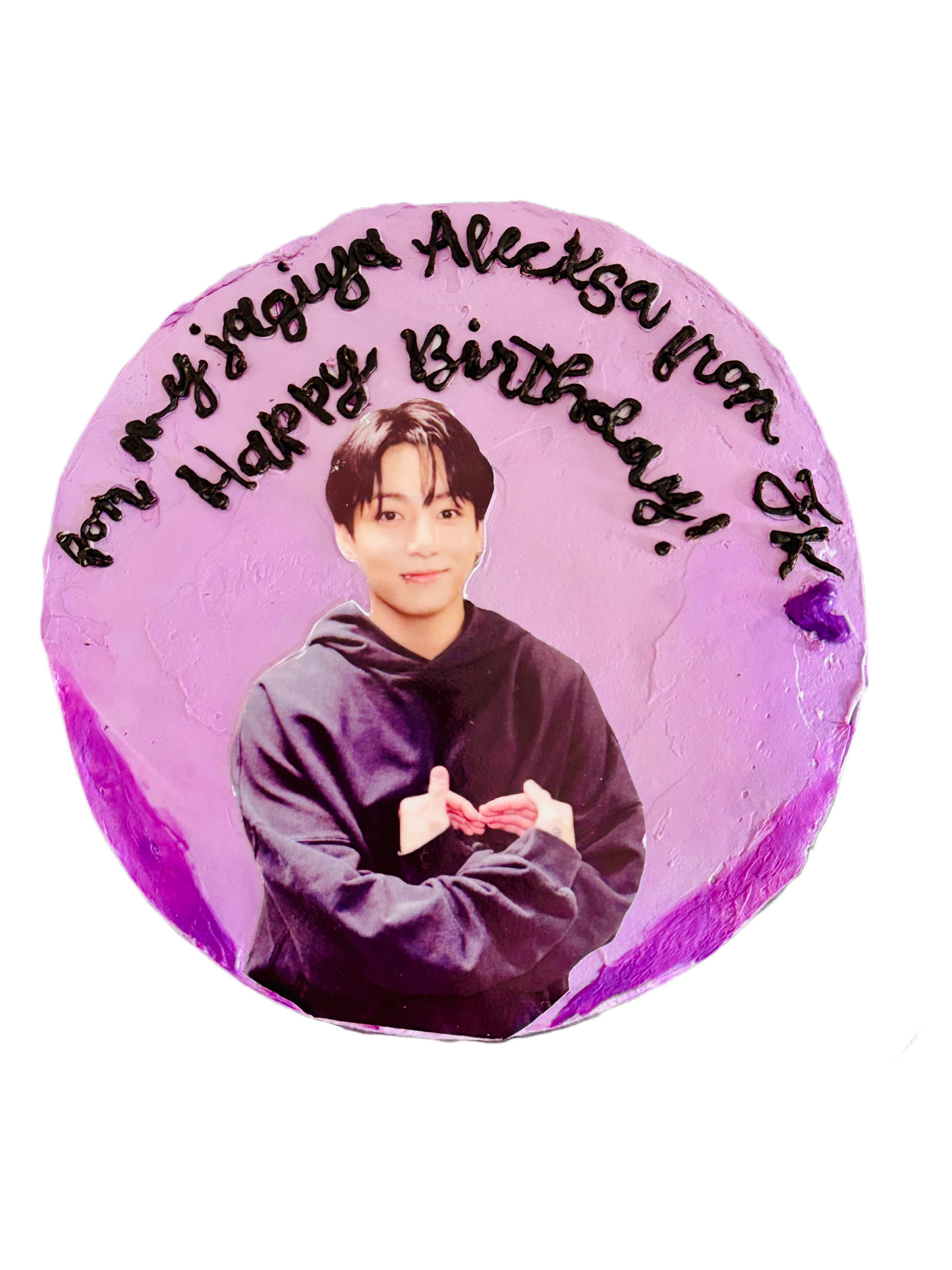 Jungkook 💜 - Customized Cake