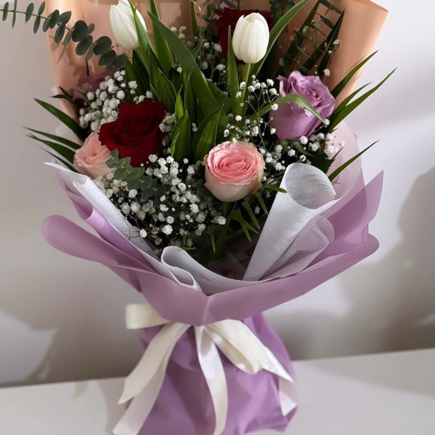 Roses and Tulips Bouquet
