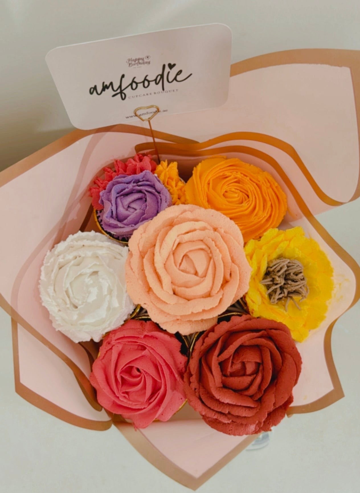 Cupcake Flower Bouquet Flourish & Frosting