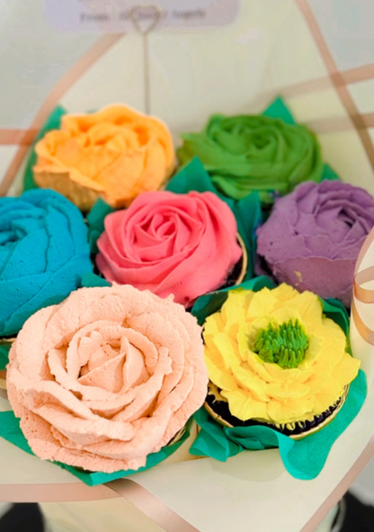 Cupcake Flower Bouquet The Enchanted Blossom