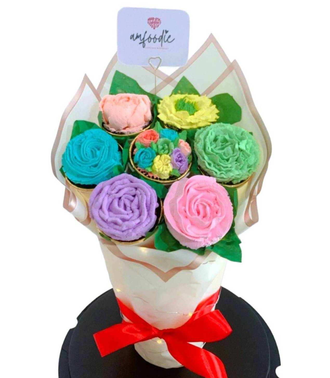 Cupcake Flower Bouquet Frosted Garden Essence