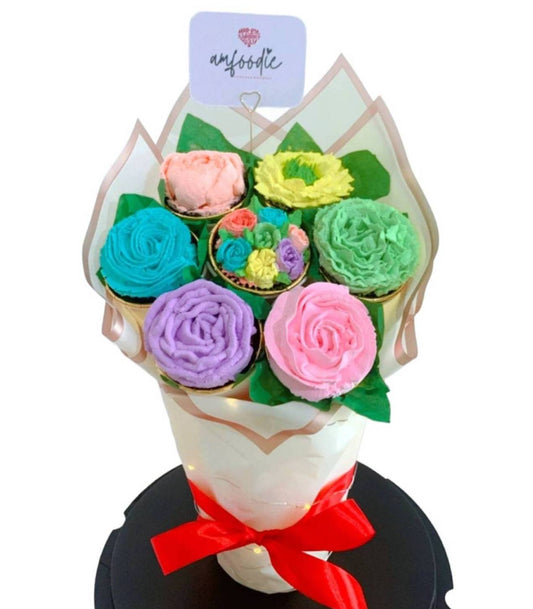 Cupcake Flower Bouquet Frosted Garden Essence