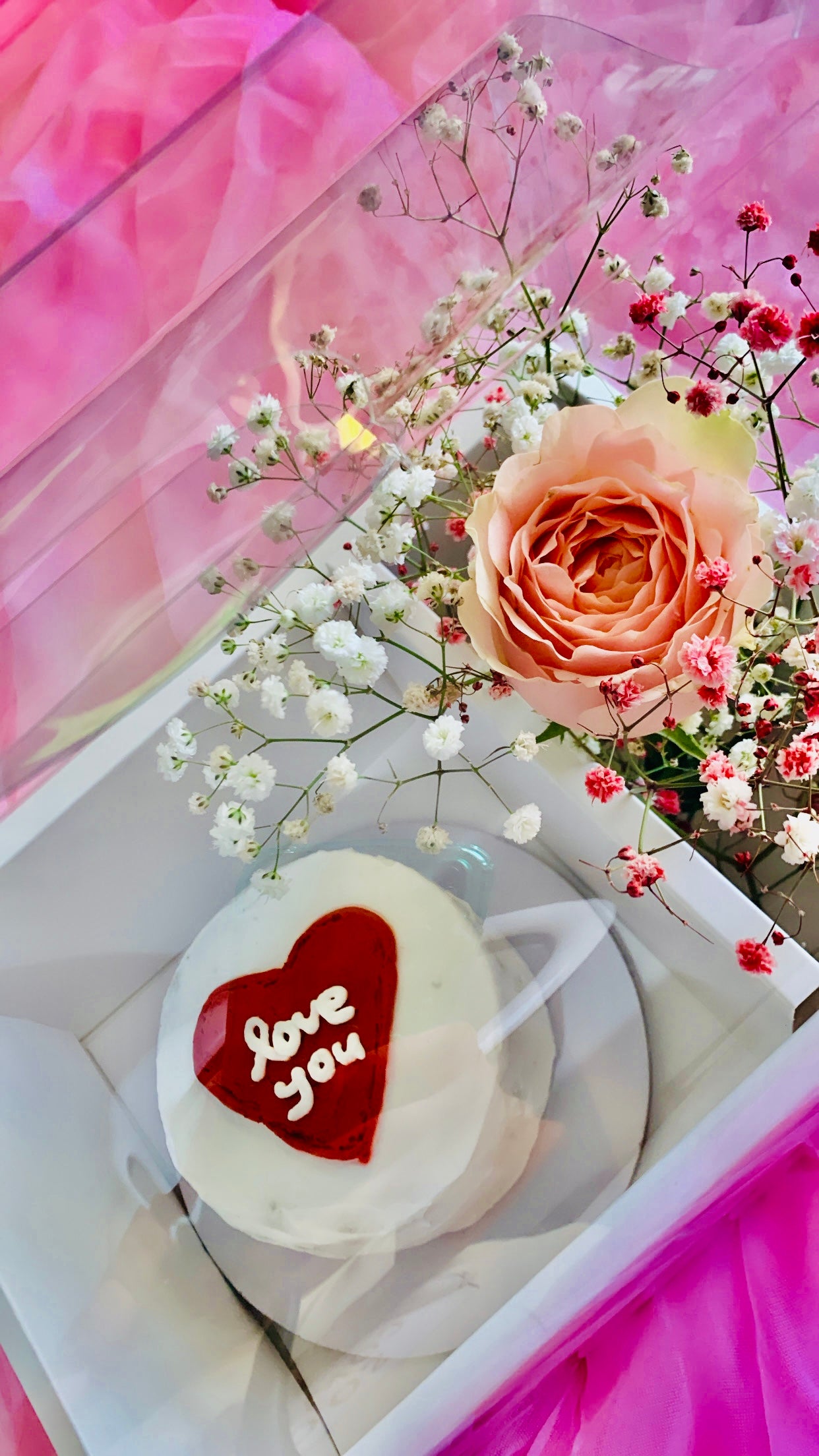 Flower Cake Box Floral Fantasy