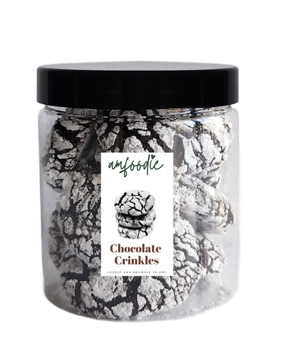 Chocolate Crinkles in a Jar - 8 Pcs