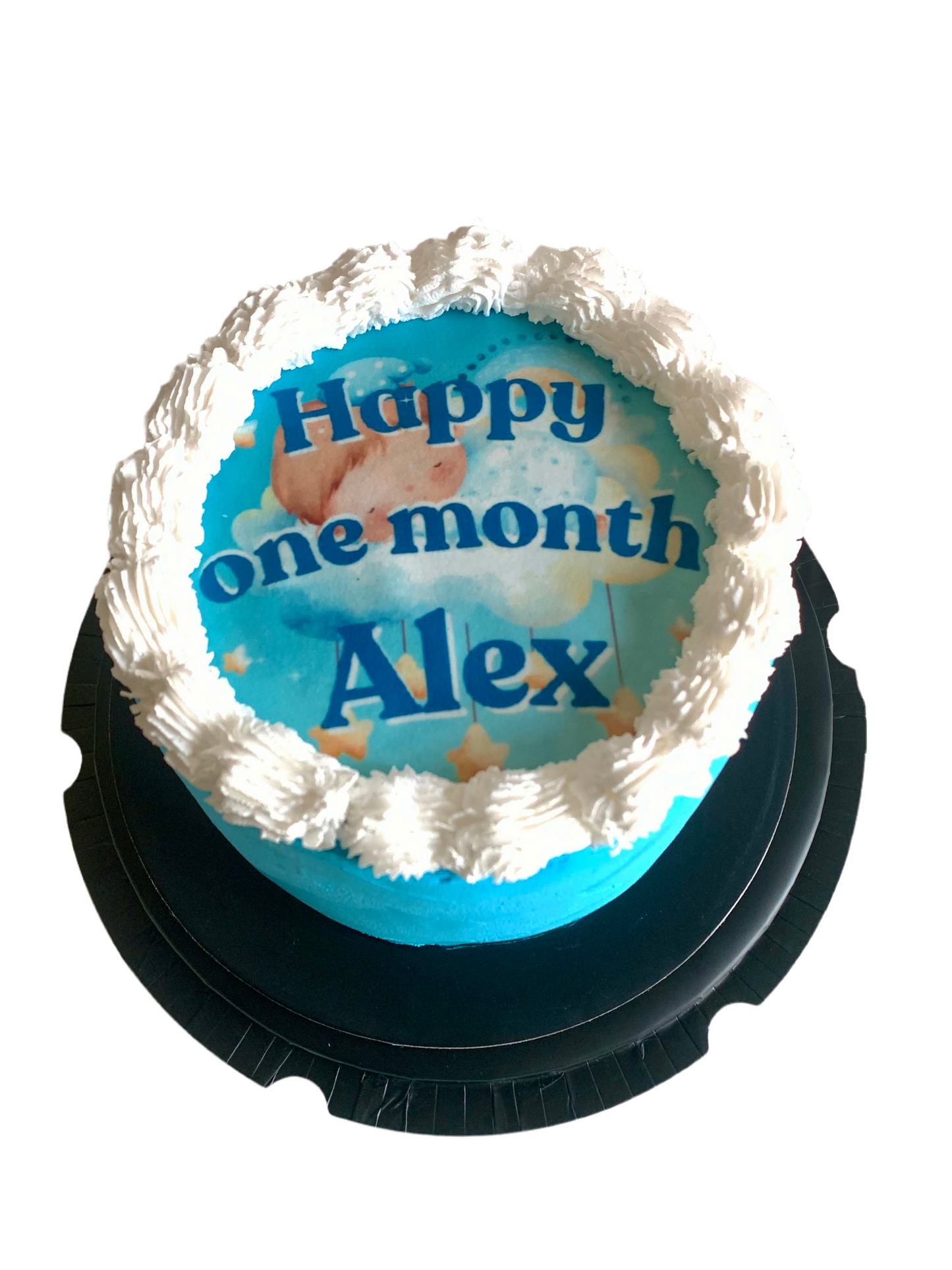 Burnaway Cake - One Month Milestone