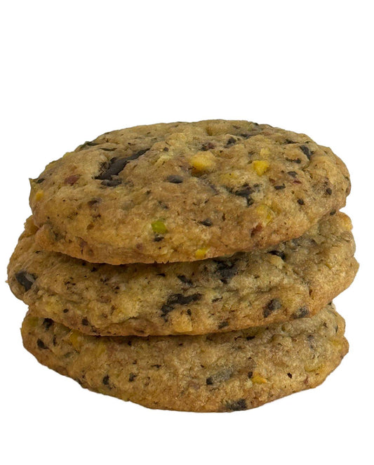 Pistachio and Dark Chocolate Cookies