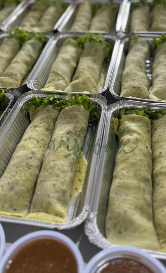 Lumpiang Sariwa (Malunggay/Moringa Fresh Wrapper)