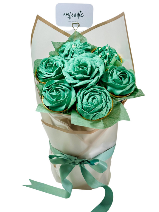 Cupcake Flower Bouquet Green Creations