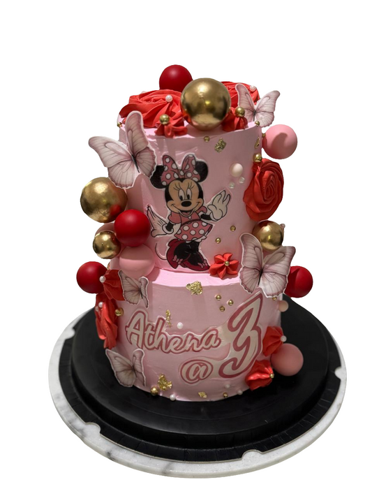 Minnie Mouse - 2 Tier Cake